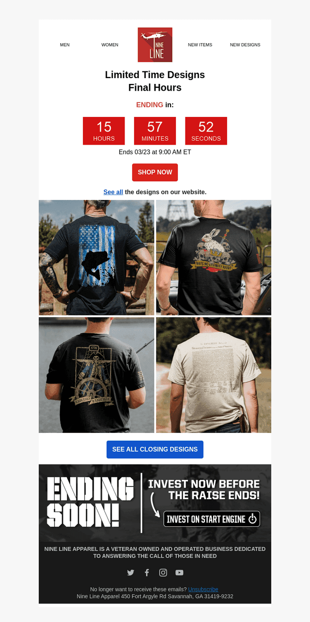 Only Hours Left for These Designs!