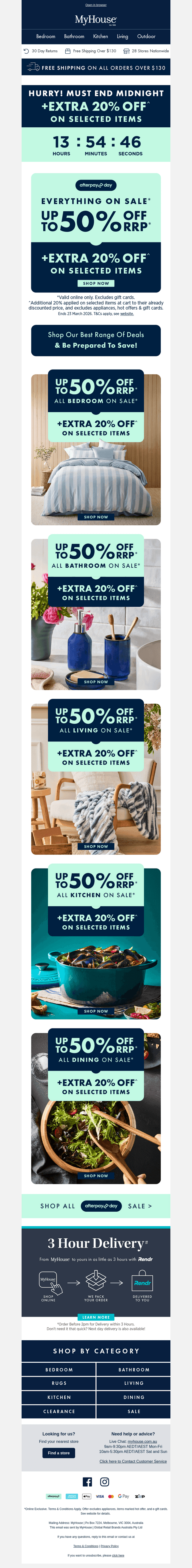 +EXTRA 20% OFF Ends Midnight Tonight ⏰
