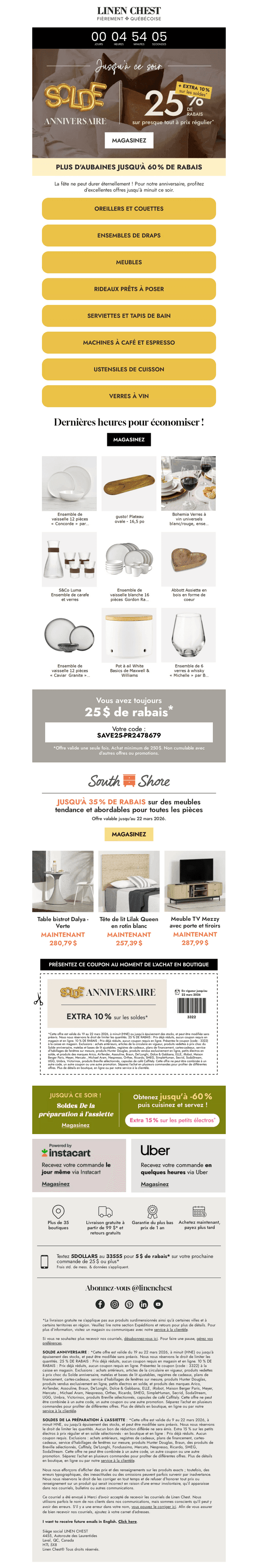 Plus que quelques heures ⏲️ 60 % de rabais