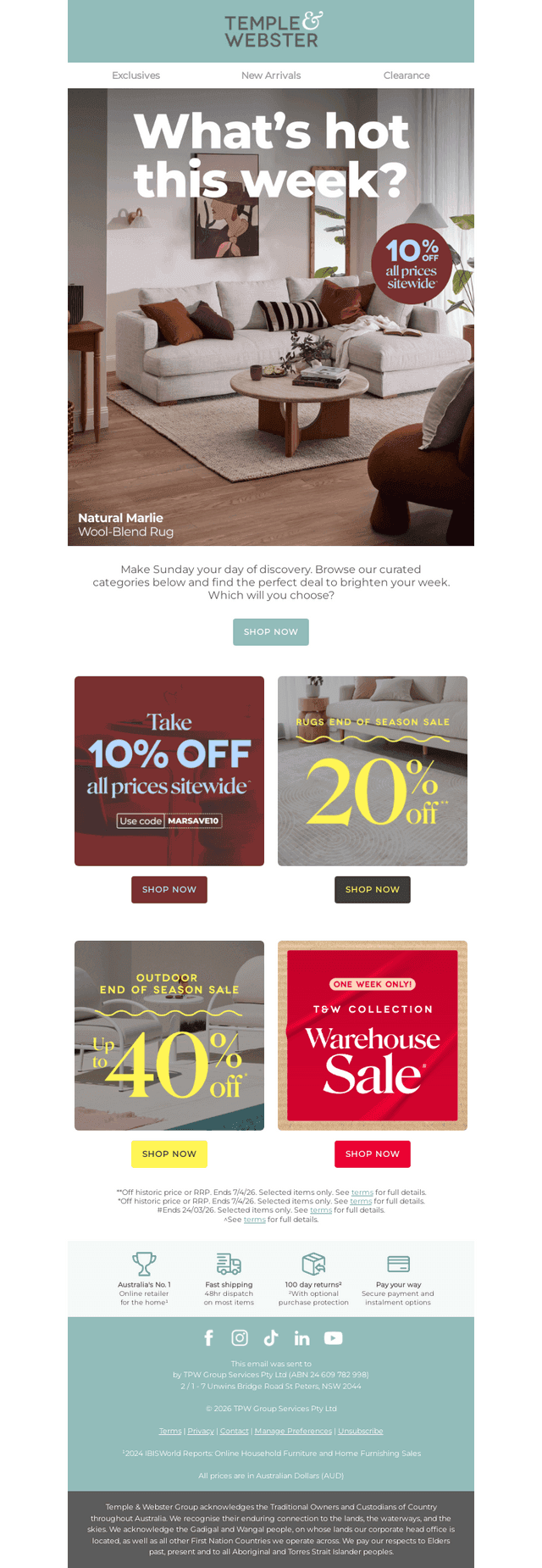 A little something for everyone 🛒
