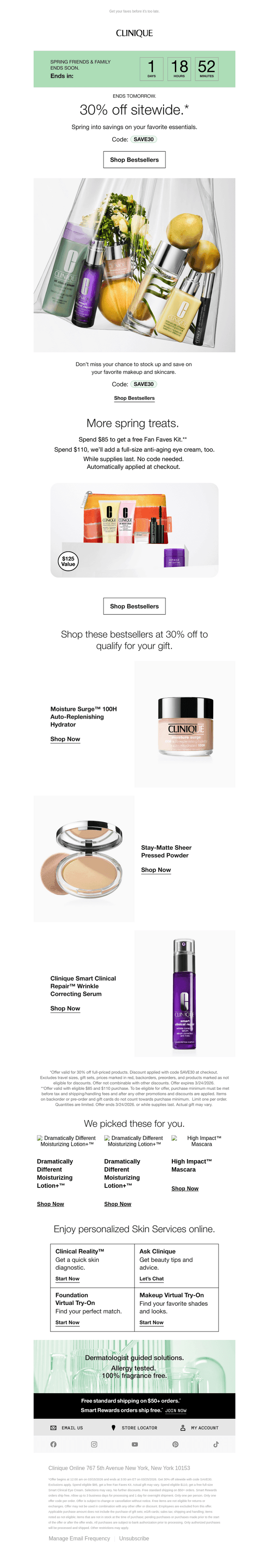 ENDS Tomorrow: 30% off sitewide!