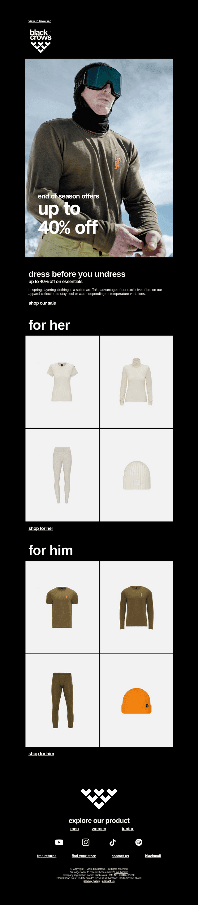 dress before you undress