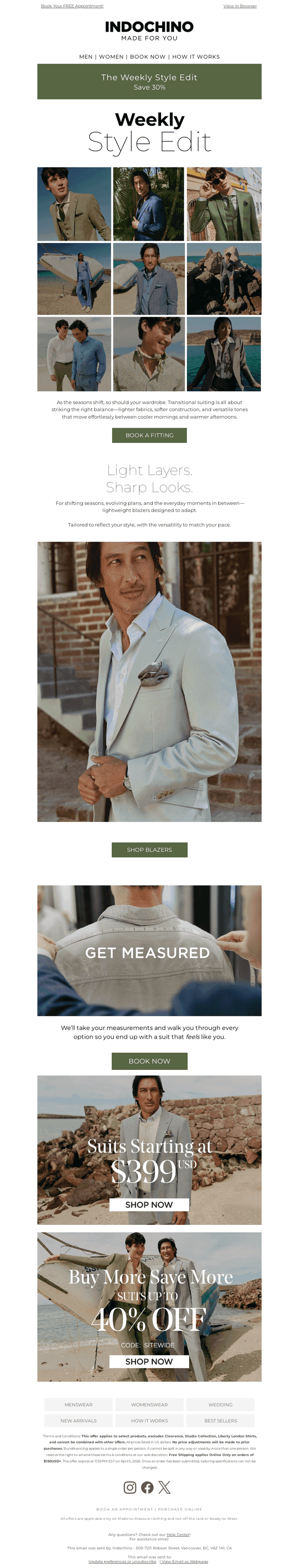 Discover Your Spring Look for 30% Off