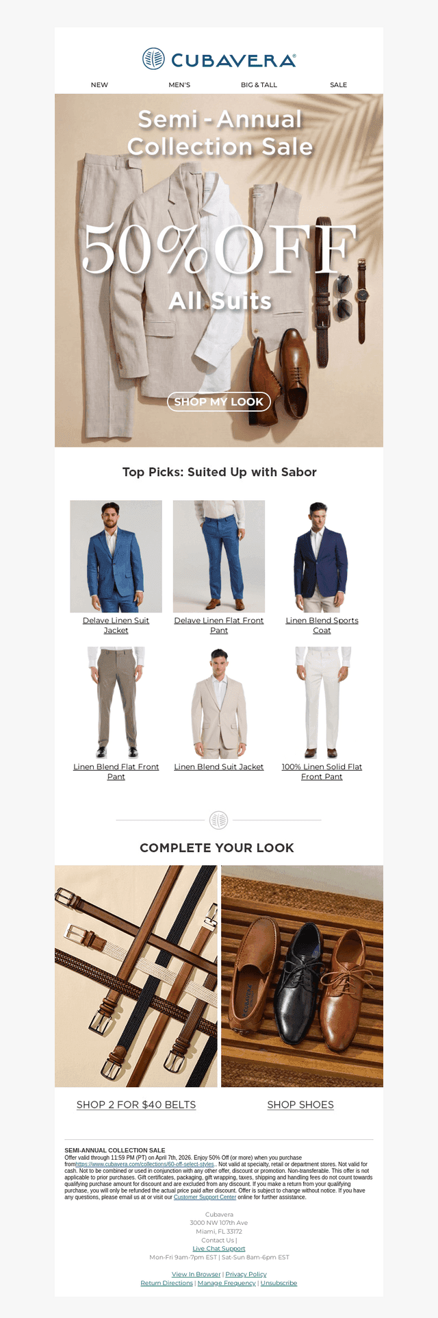 🌴 50% OFF ALL SUITS 🌴