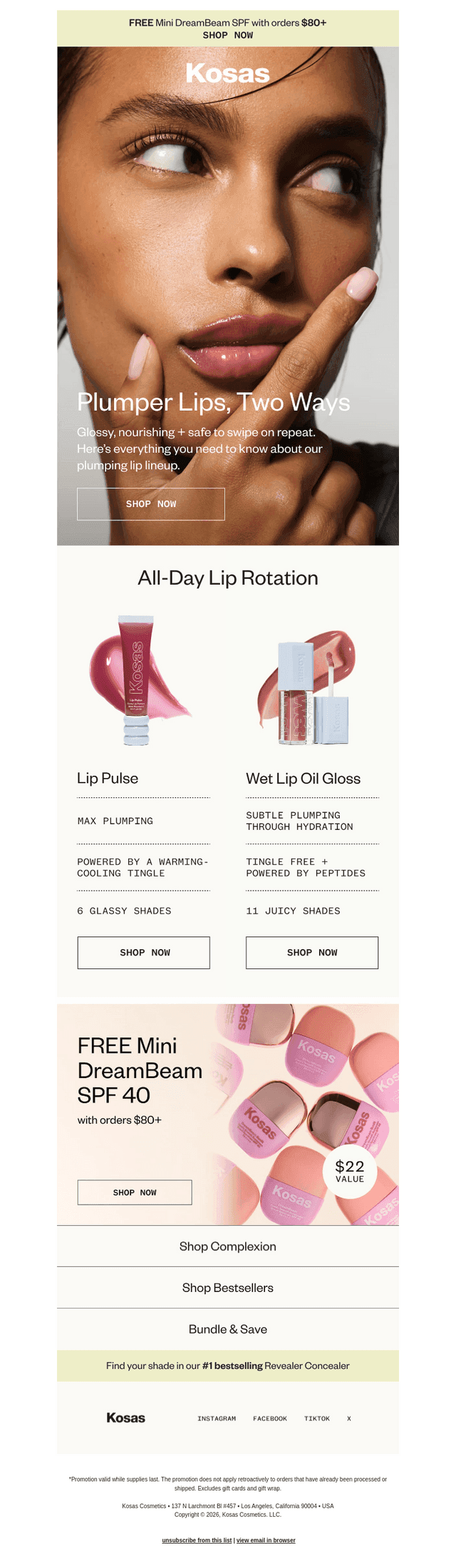 Latest in the glossy lip lineup