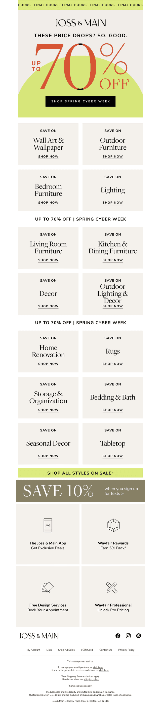 Wall art & wallpaper » SPRING CYBER WEEK