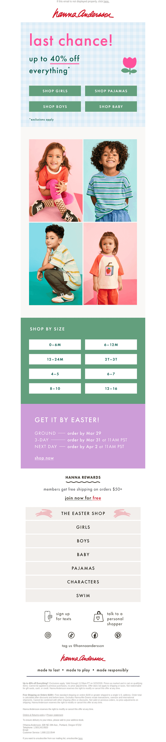 LAST CHANCE❗Up To 40% Off EVERYTHING