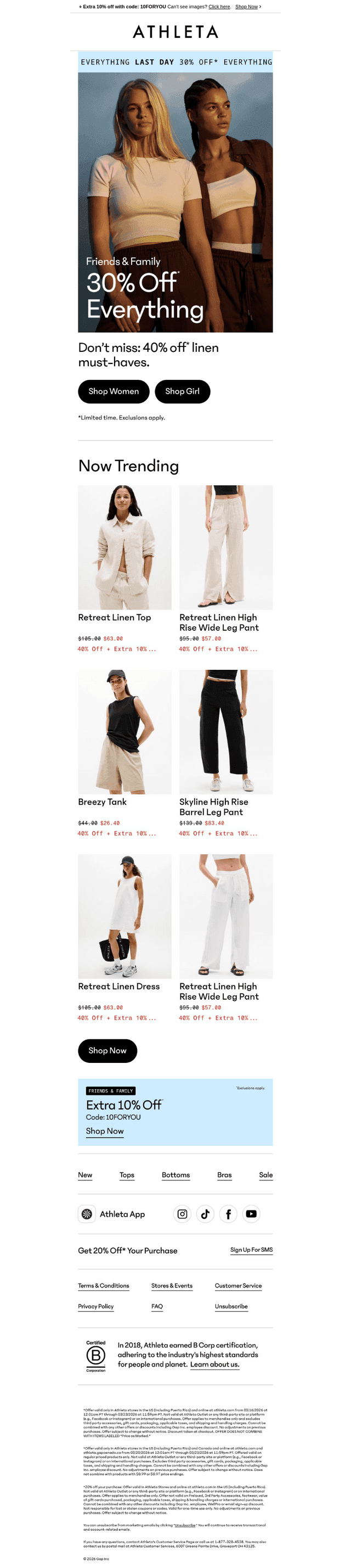 ⏰ Ending soon: 30% off everything