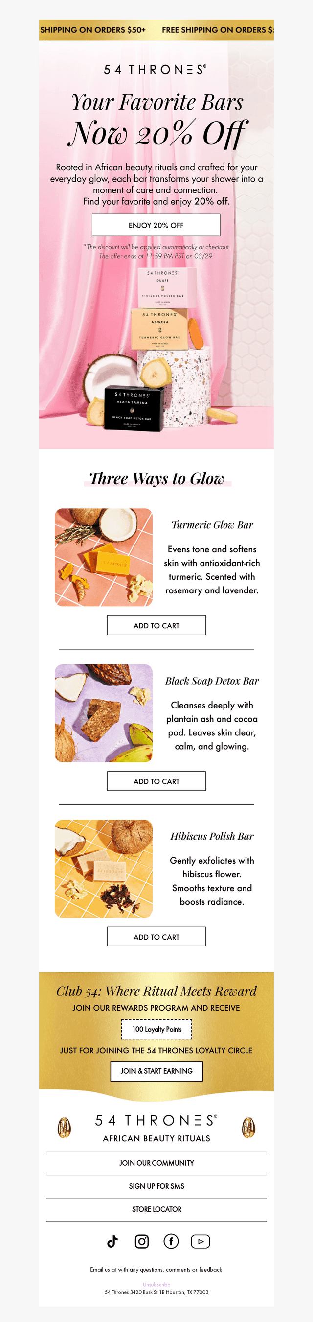 20% off your favorite bars (don’t miss this)
