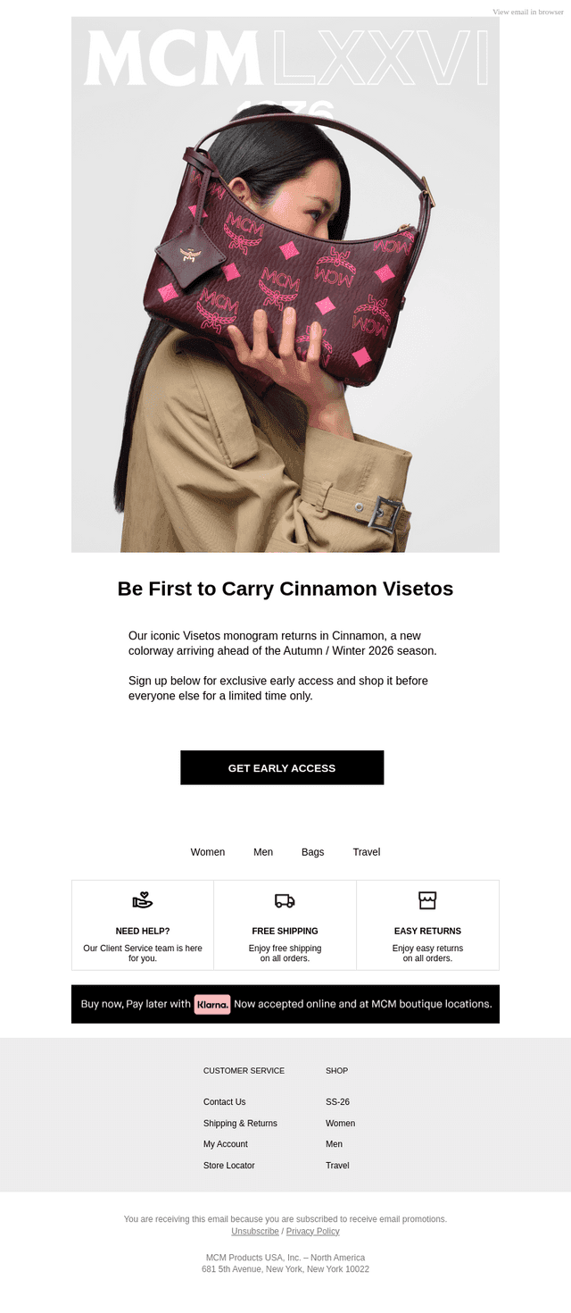 MCM email from Tue, Mar 24, 2026