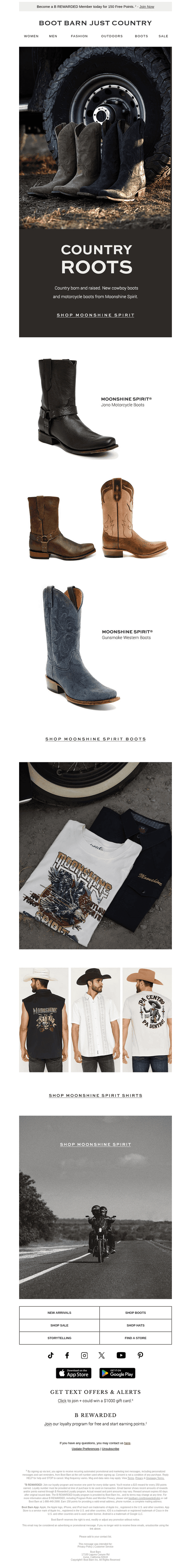 New boots from Moonshine Spirit