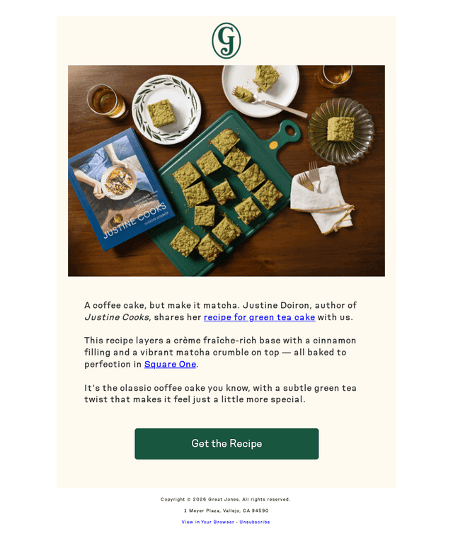 Great Jones email from Tue, Mar 24, 2026