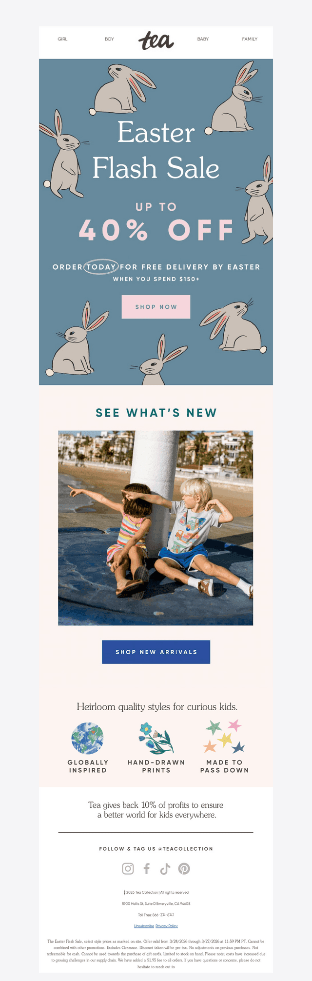 Tea Collection email from Tue, Mar 24, 2026