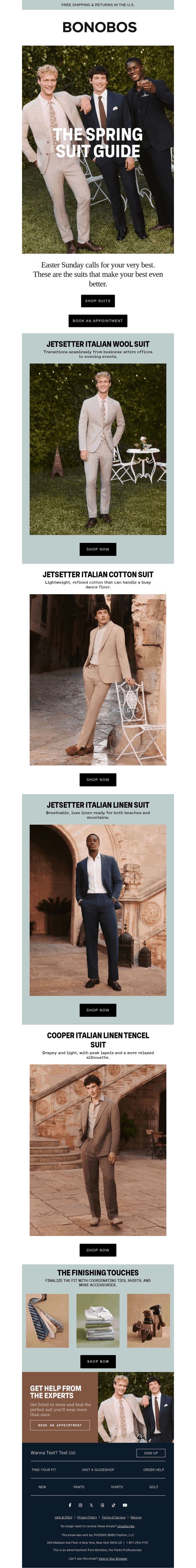 Bonobos email from Tue, Mar 24, 2026