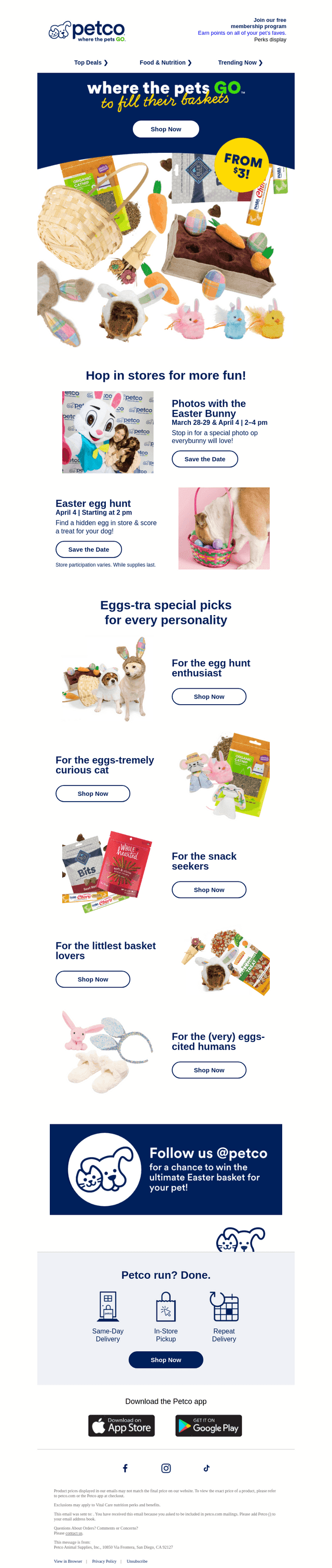 Petco email from Tue, Mar 24, 2026