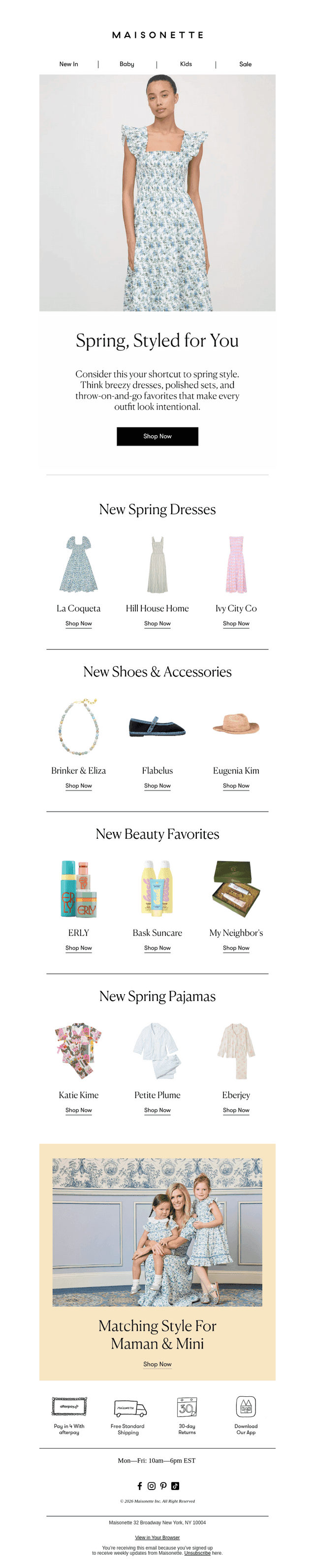 Spring Must-Haves for Maman