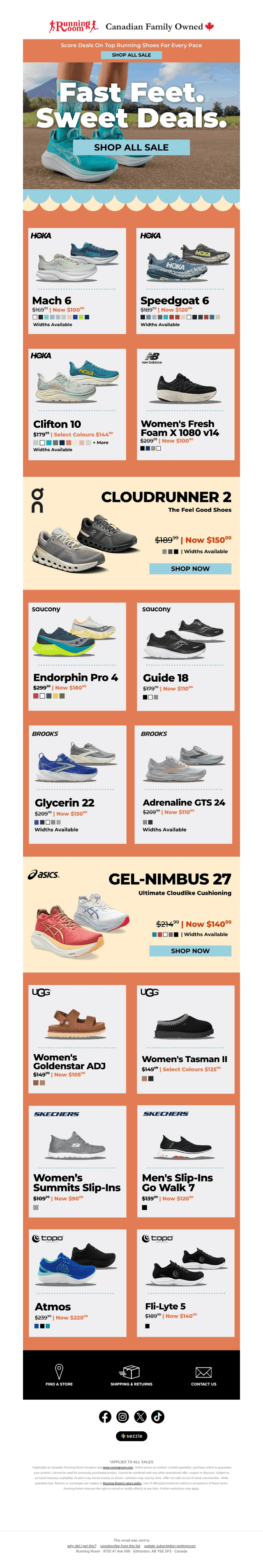 Sweet Deals For Every Pace! 👟