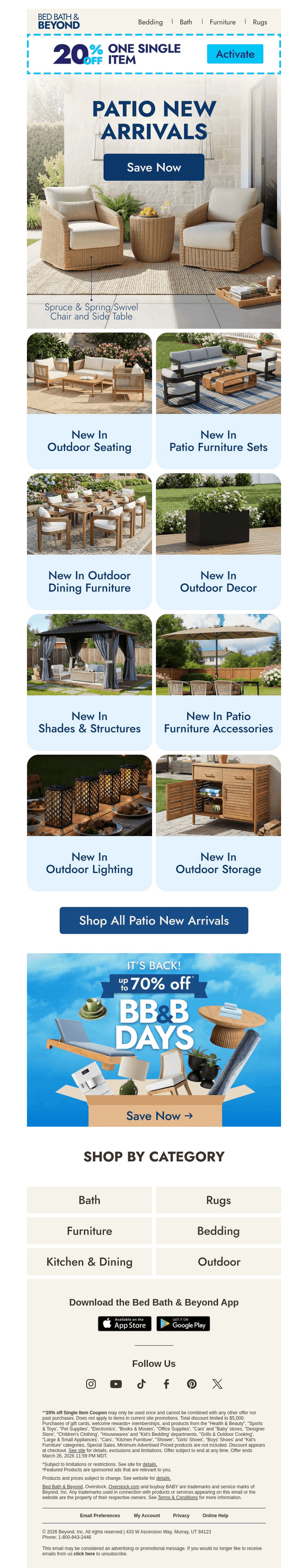 Upgrade your outdoor oasis 🌞