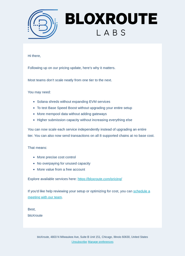 Don’t overpay for unused capacity