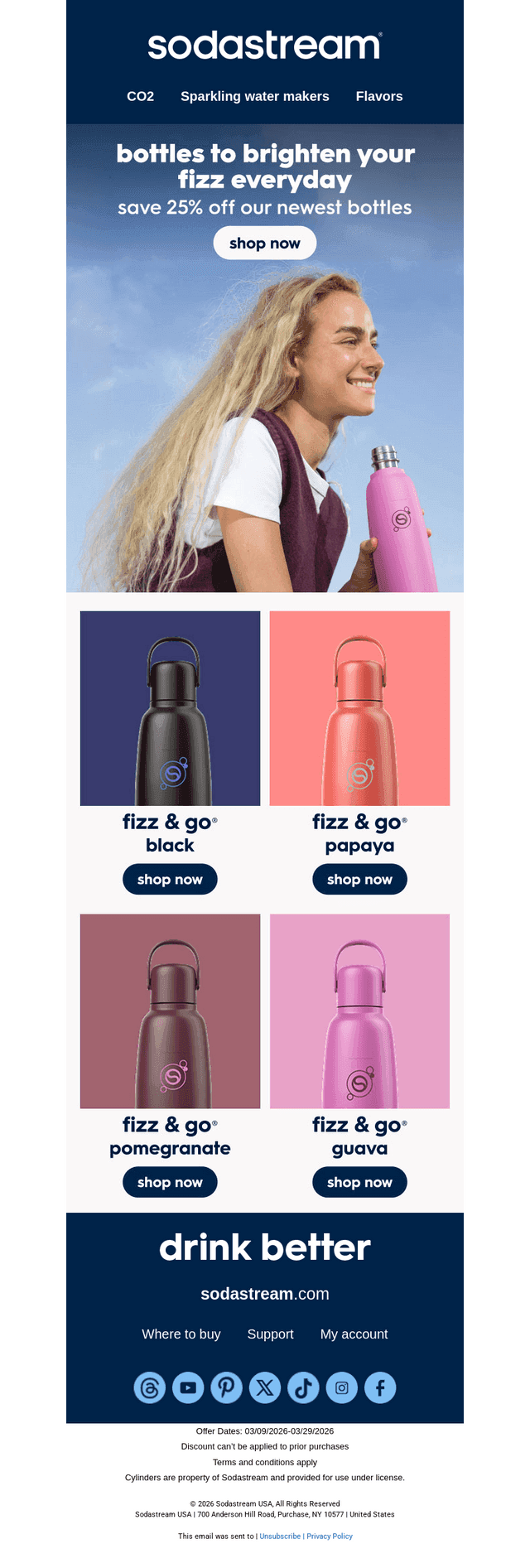 SodaStream email from Wed, Mar 25, 2026