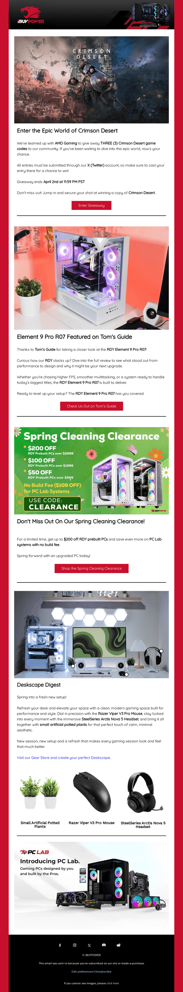 iBUYPOWER email from Thu, Mar 26, 2026
