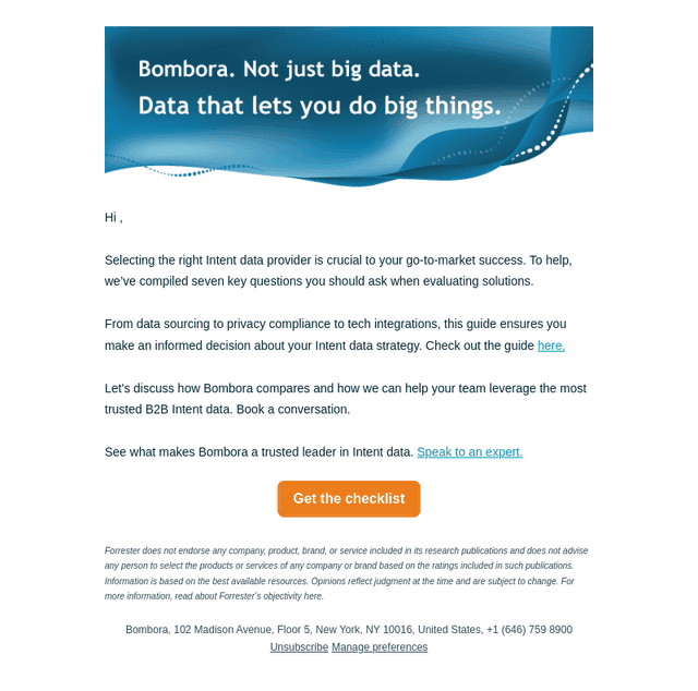 7 questions to ask before choosing an Intent data provider