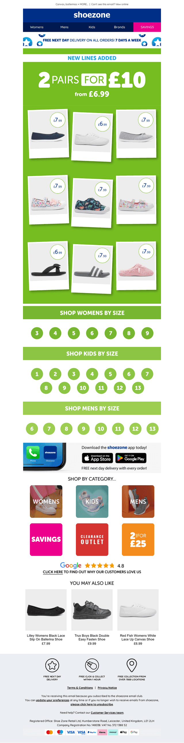 NEW lines added! 2 pairs for ONLY £10!