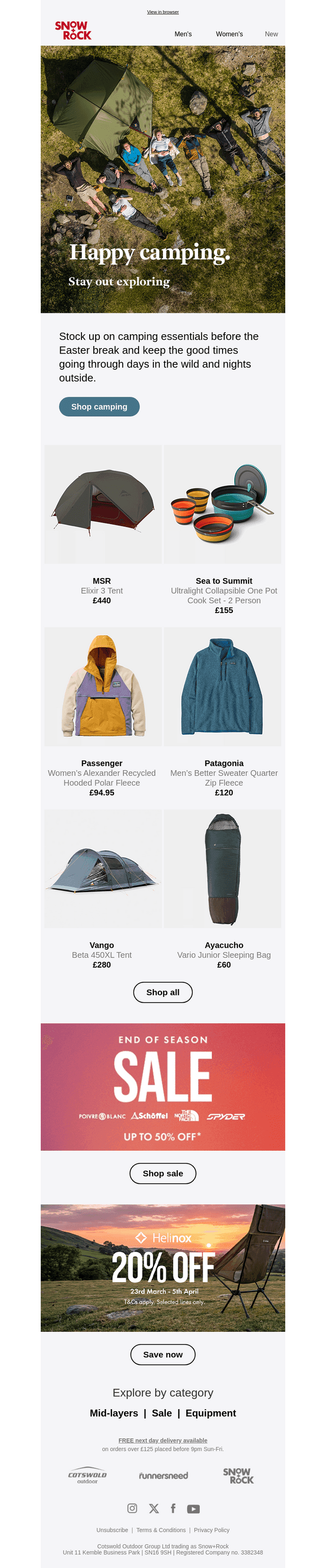 Kit for your next camp-out  🧭