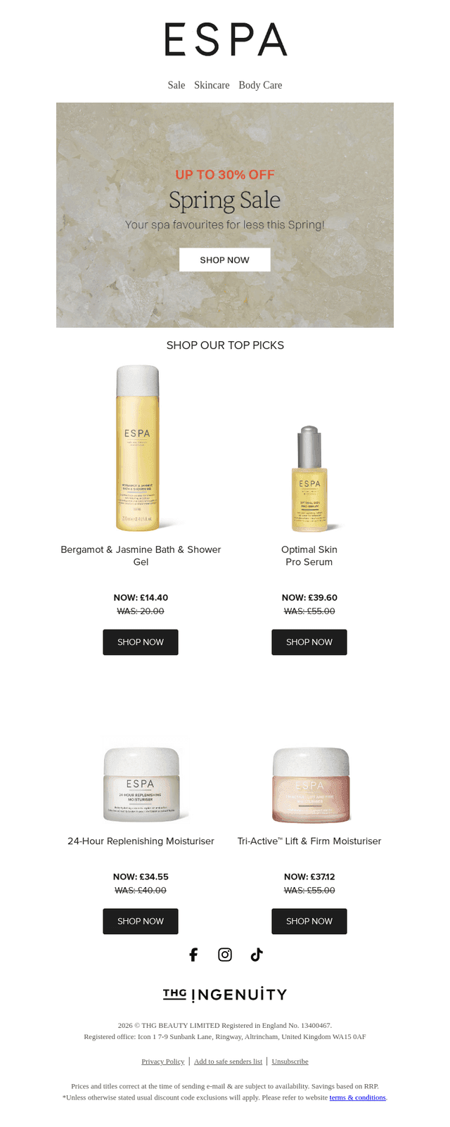 Now Live: Up to 30% off
