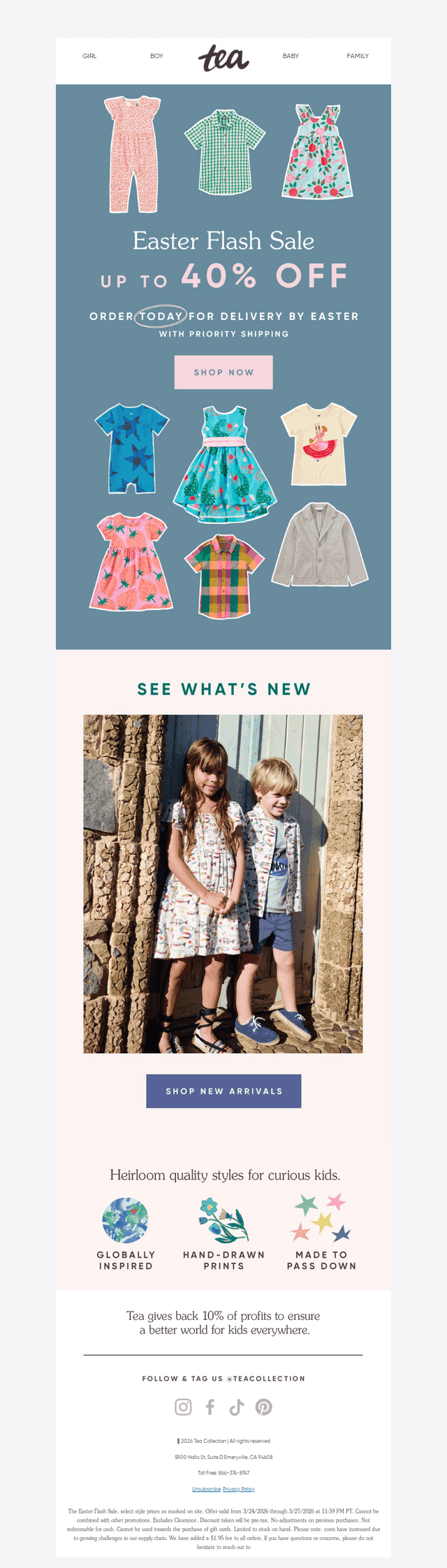 Tea Collection email from Thu, Mar 26, 2026
