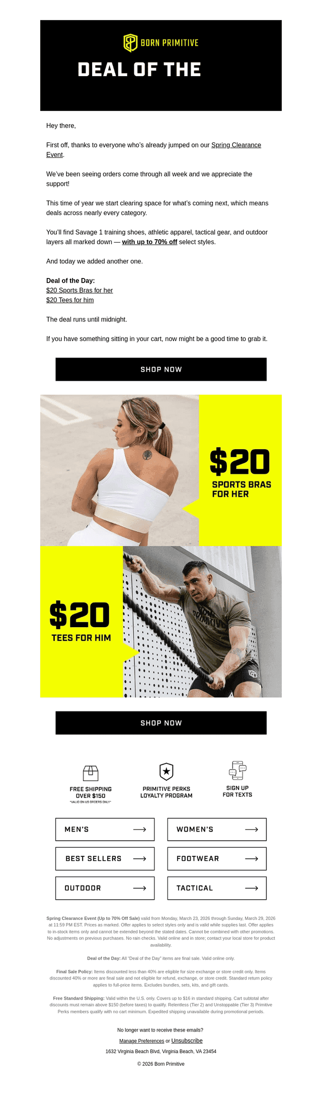 We’re Clearing Space — You Get the Deals