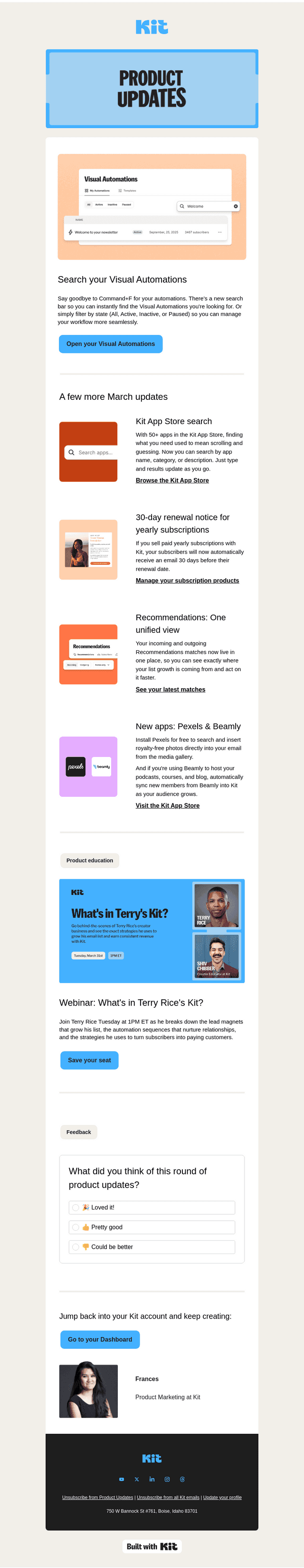 ConvertKit email from Thu, Mar 26, 2026