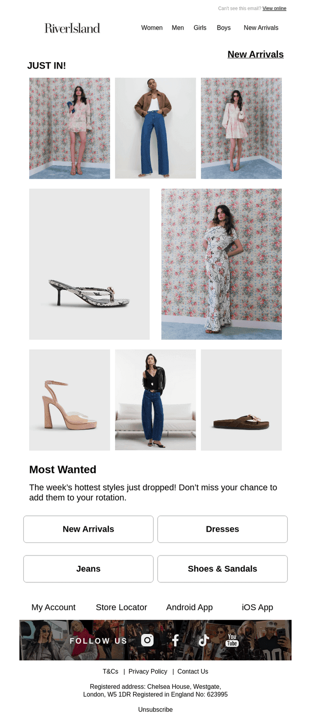 This week's most wanted