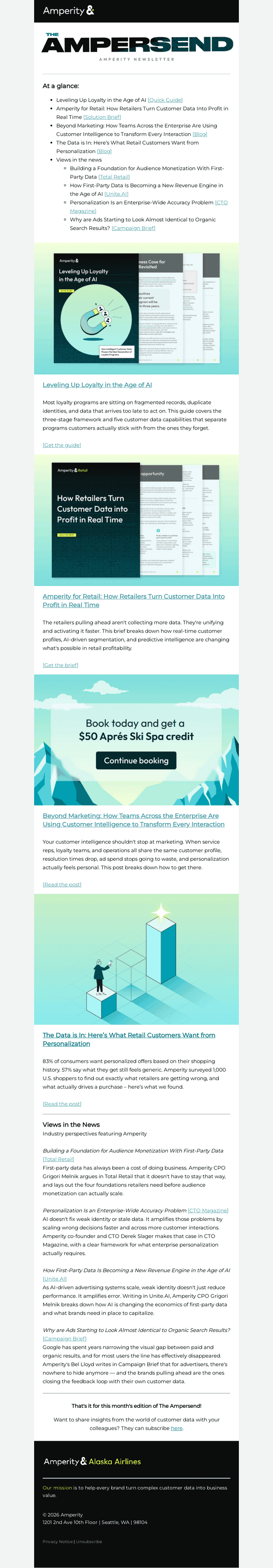 Amperity email from Thu, Mar 26, 2026