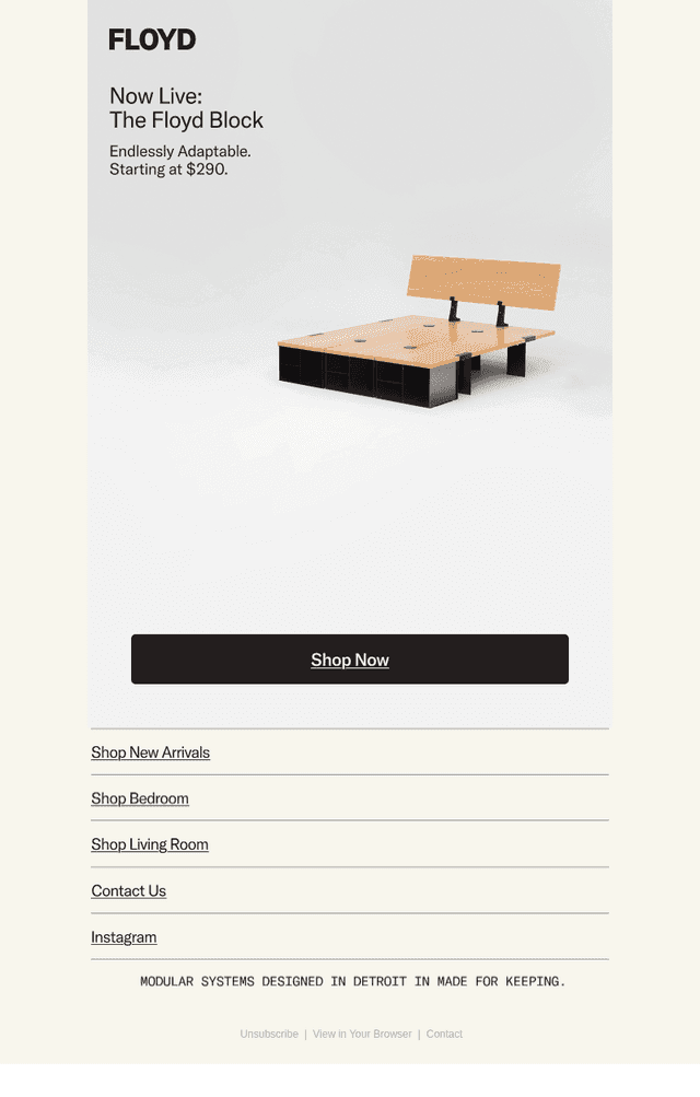 Order Now: The Floyd Block