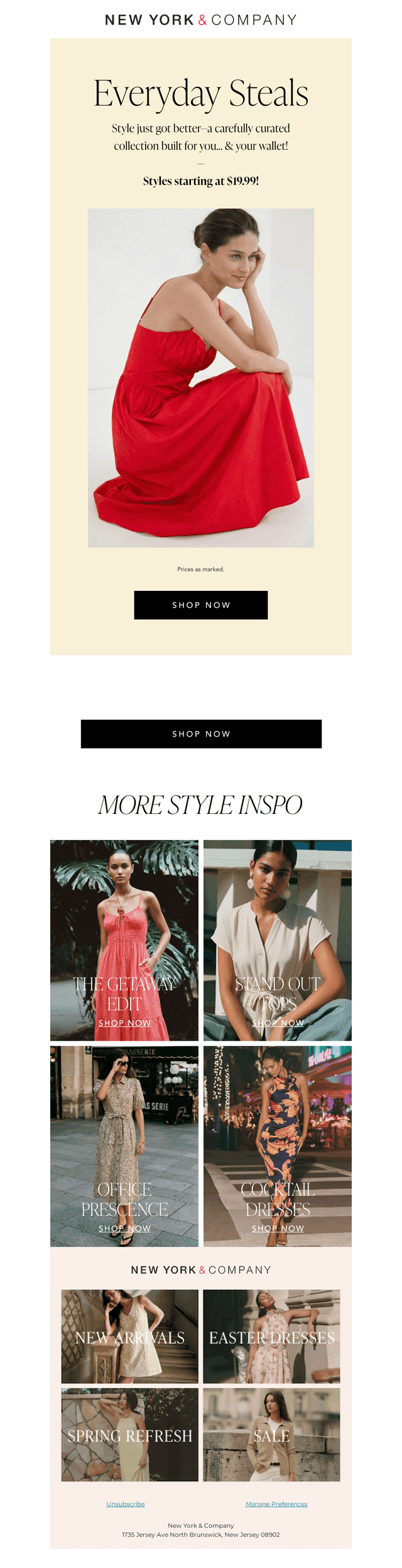 🔥 Everyday Steals From $19.99!