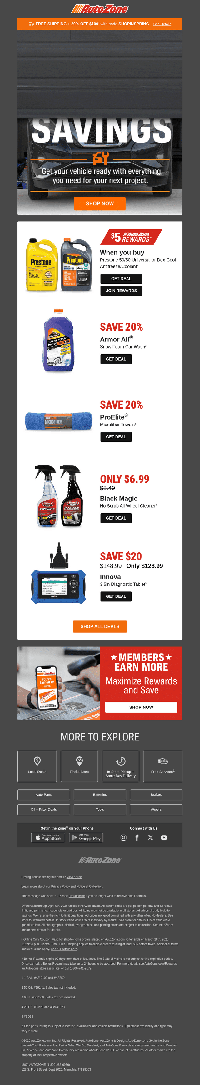 Spring Car Care Savings Are Here 🚗