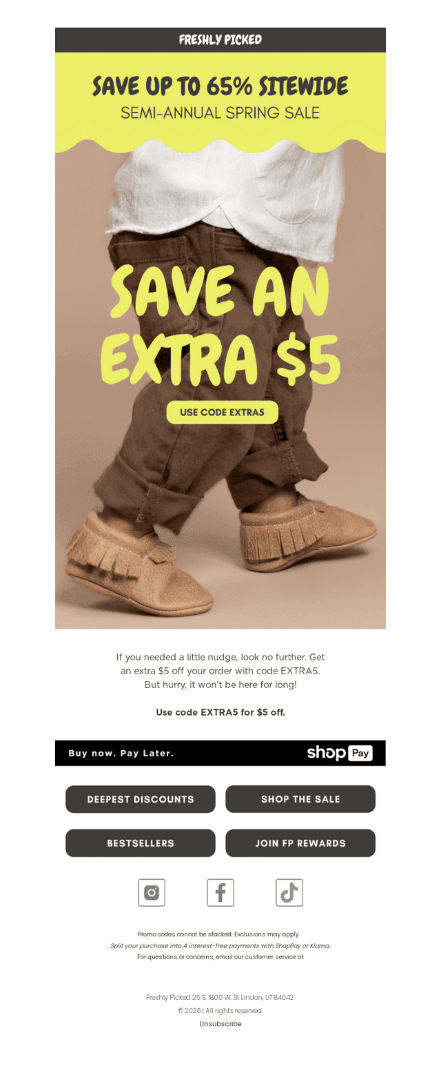 EXTRA savings, but not for long 🚨