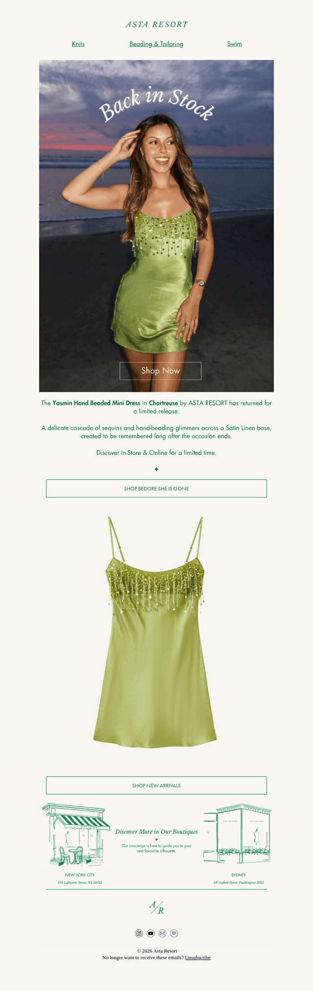 Your Long Awaited Restock Request is Here