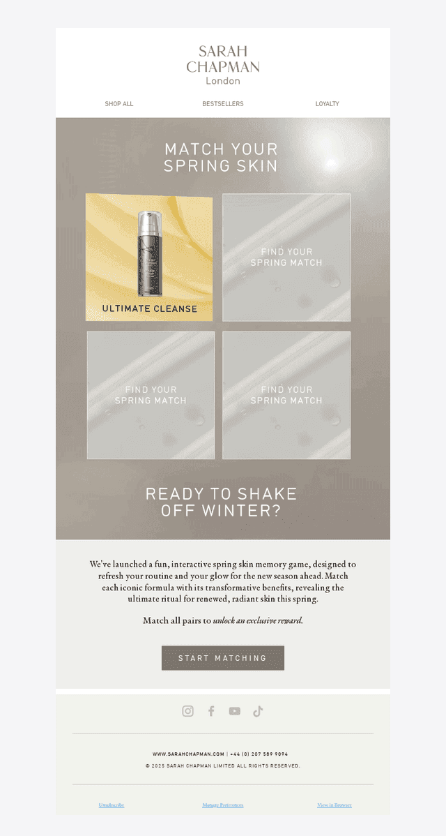 Let’s Play — Match Your Spring Skin
