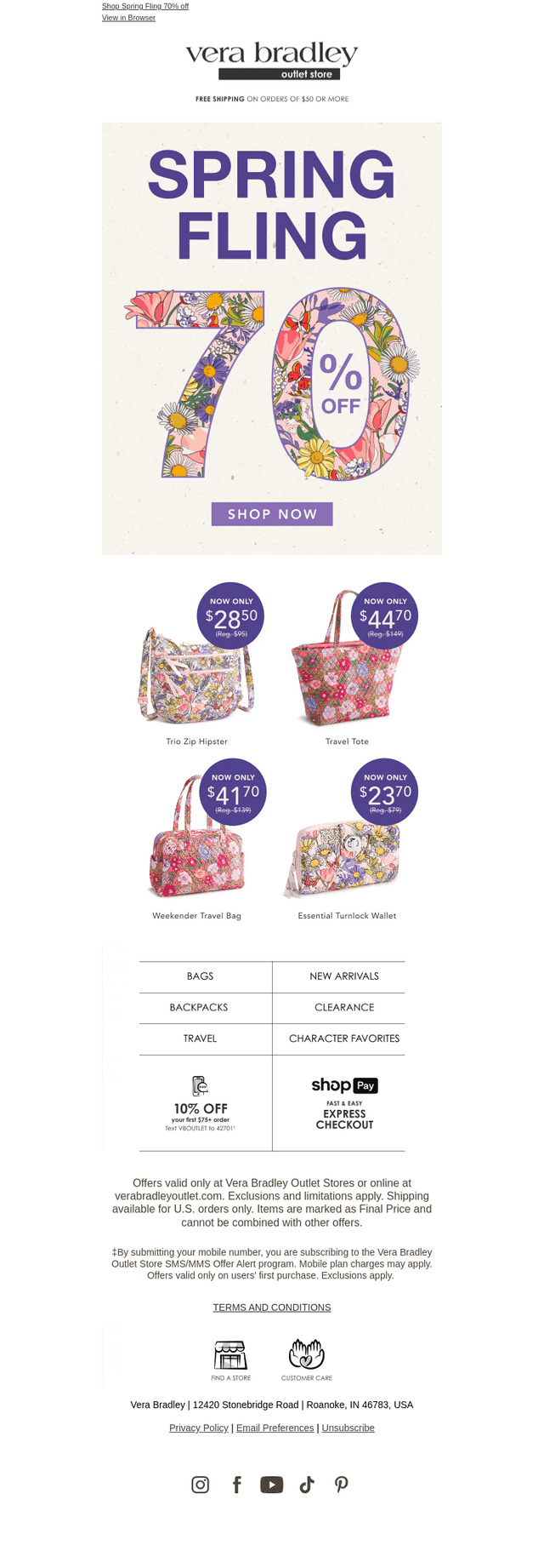 Take 70% off