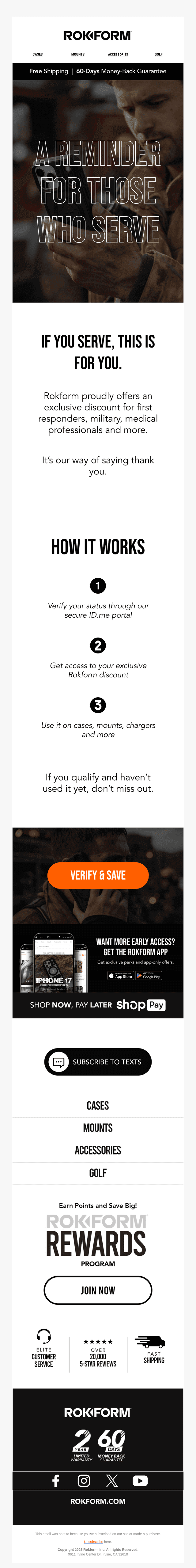 For Those Who Serve: Exclusive Discount Inside