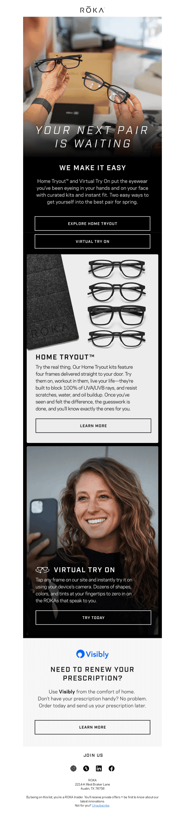 Roka Sports email from Fri, Mar 27, 2026
