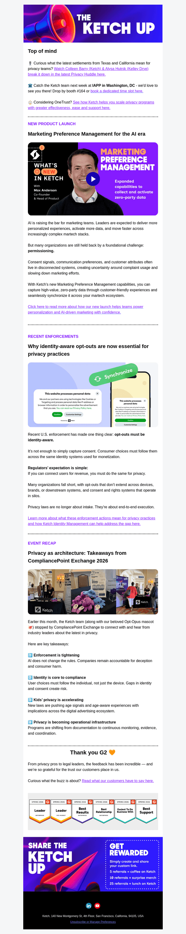 Ketch email from Fri, Mar 27, 2026