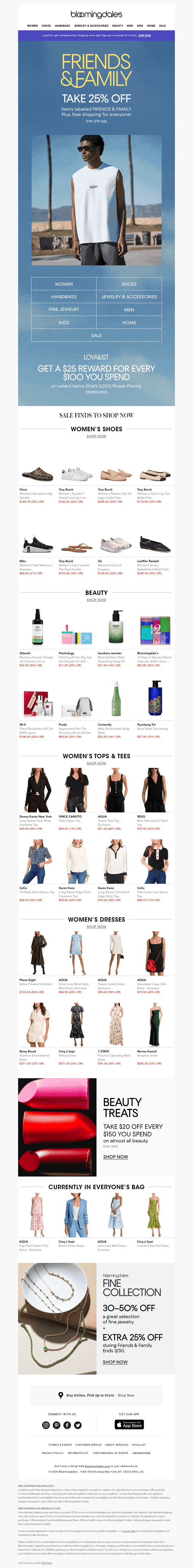 25% off online & in store ends soon
