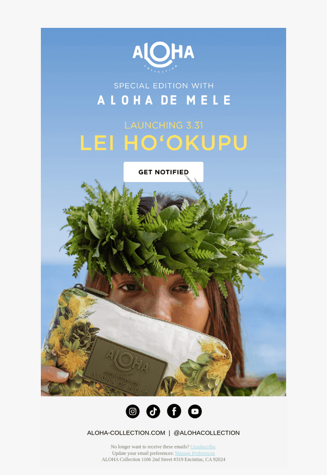 NEW Aloha de Mele Collab Dropping Soon 💛