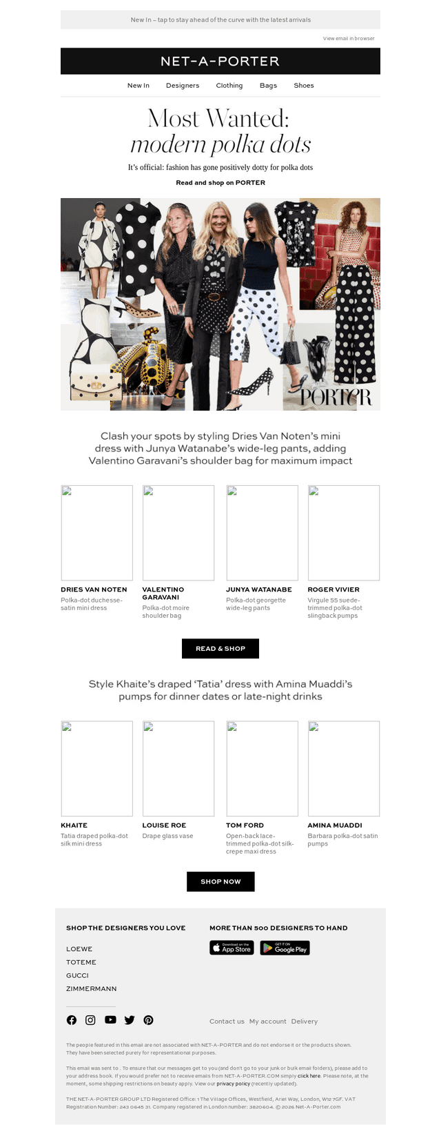 Most Wanted: modern polka dots