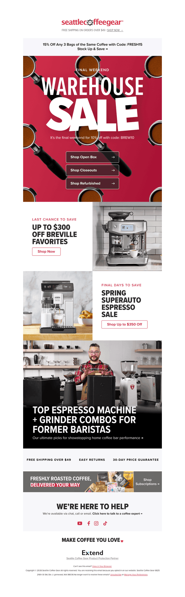⏰ Final Countdown: Warehouse Clearance Savings End Soon!
