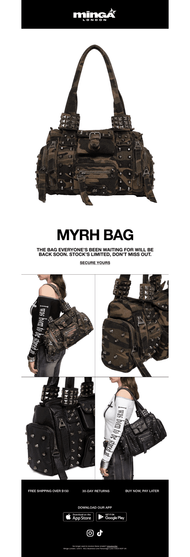 MYRH BAG WILL BE BACK SOON!
