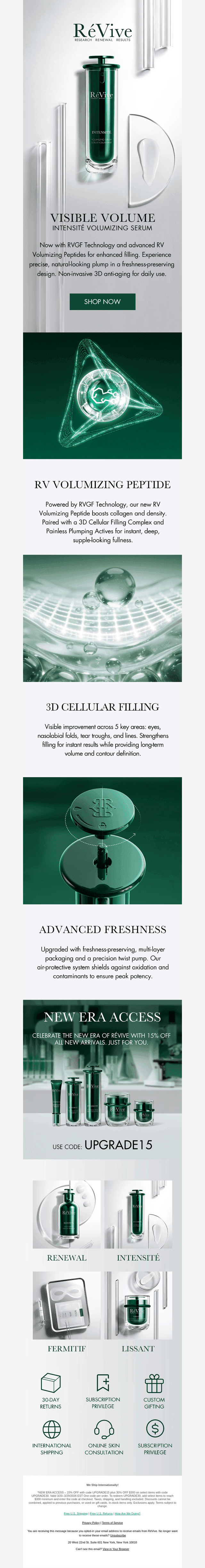 New: Intensité Volumizing Serum